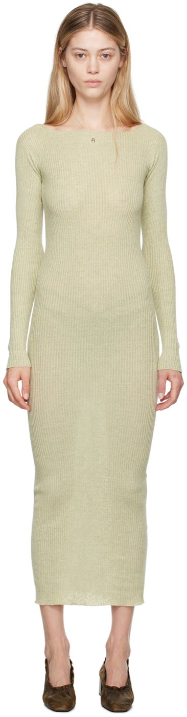 Šaty Baserange Baserange Dande Maxi Dress Zelené | KNDAD-LI-AU24, 0