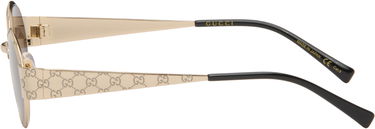 Slnečné okuliare Gucci Guccissima Metal Round Sunglasses Metalická | GG1854S-005, 2