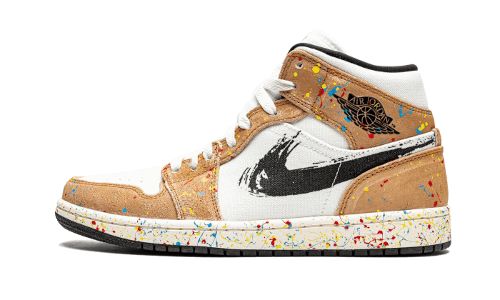 Tenisky a topánky Jordan Air Jordan 1 Mid SE "Brushstroke" GS Rôznofarebný | DA8006-100, 0