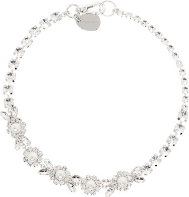 Náhrdelník Simone Rocha Simone Rocha Pearl & Crystal Daisy Floret Necklace Metalická | NKS84 0906, 0