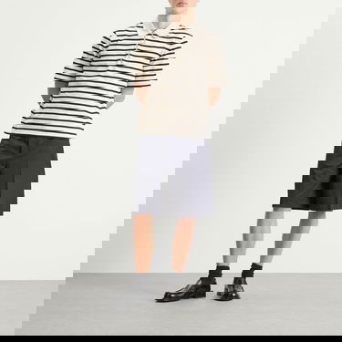 Polo tričko Jil Sander Stripe Short Sleeve Polo Béžová | J47GL0104-J46497-080, 4