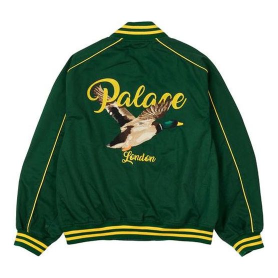 Bomber bunda Palace Palace Chain Stitch Bomber Jacket Zelené | P20JK106