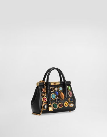 Kabelka Dolce & Gabbana Dolce & Gabbana Mini Marlene Jeweled Handbag Čierna | BB7744AP06681300, 2