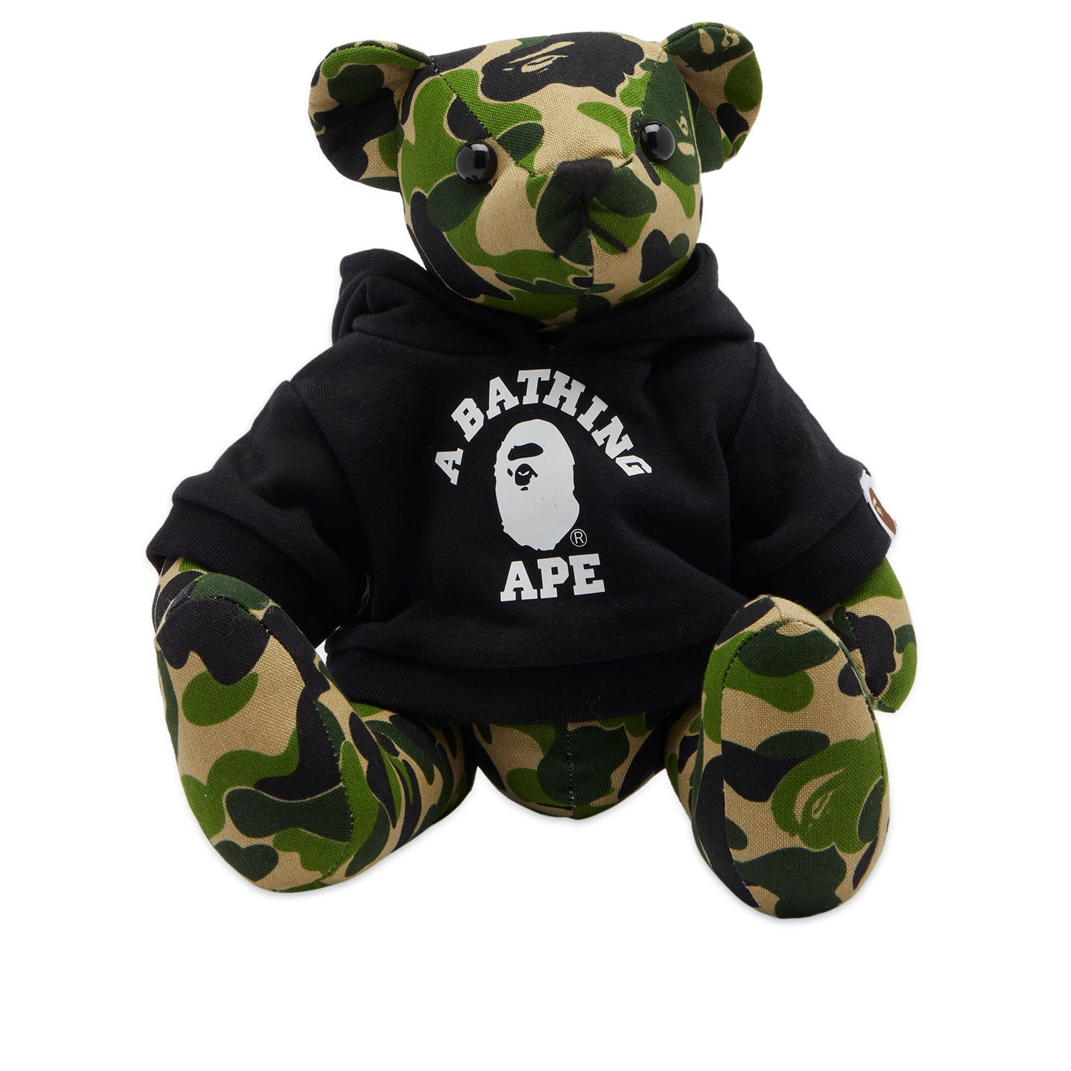 Home decor BAPE A Bathing Ape ABC Camo Bear Plush Doll Zelené | 001FGK301001M-GRN, 0
