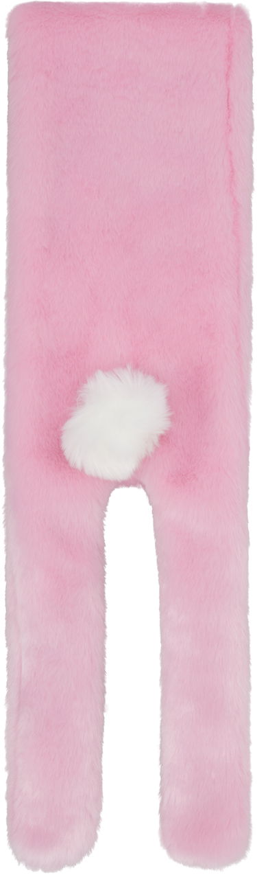 Šál KENZO Kenzo Bunny Faux-Fur Scarf Ružová | FF62EW0169FW, 1