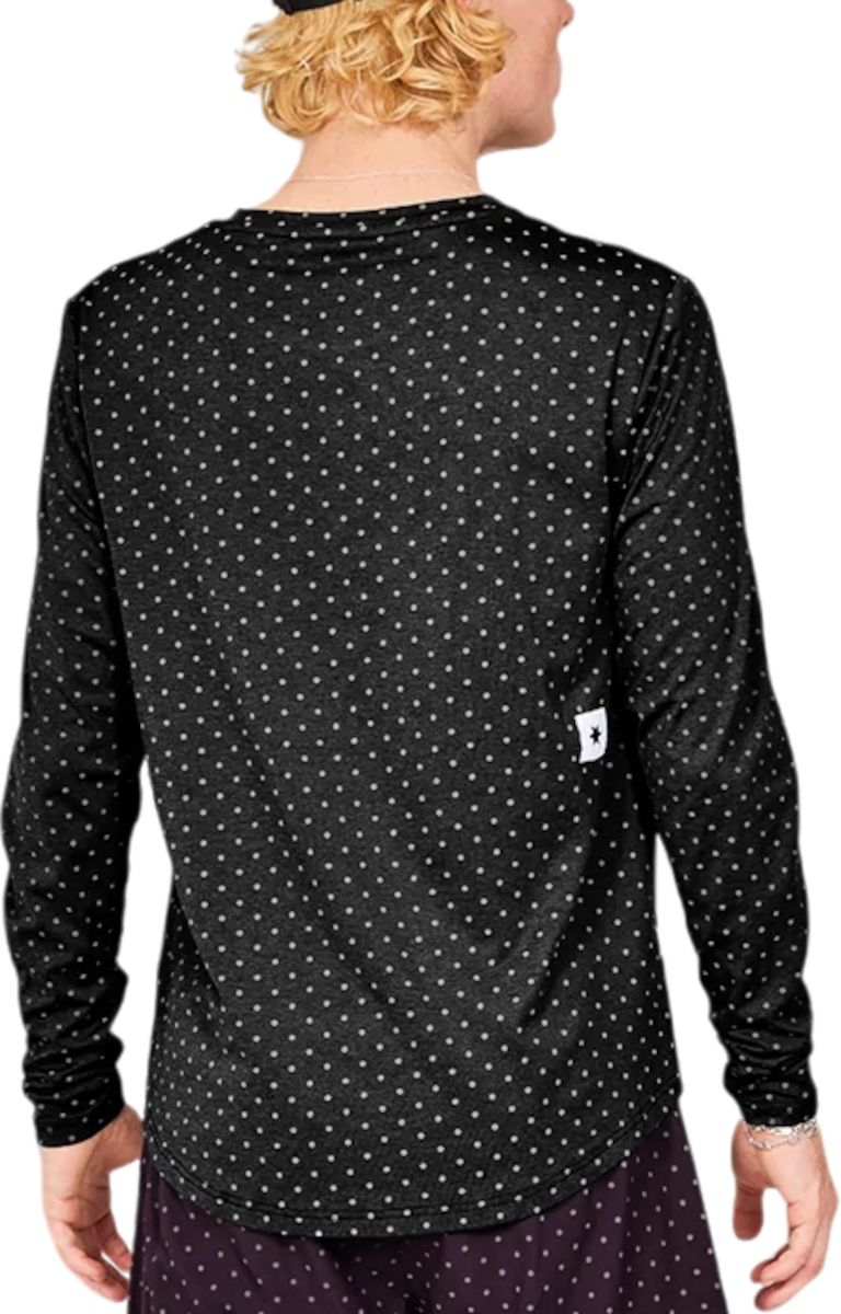 Tričko Saysky Saysky Reflective Polka Pace Long Sleeve T-Shirt Čierna | mmrls02c1018, 1