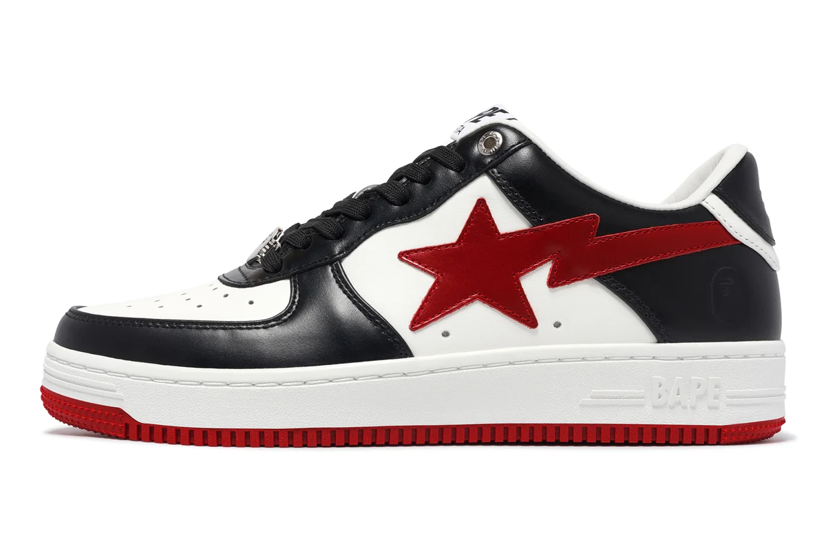 Tenisky a topánky BAPE Bape Sta #3 Black/Red Čierna | 0ZXSHM191303M, 1