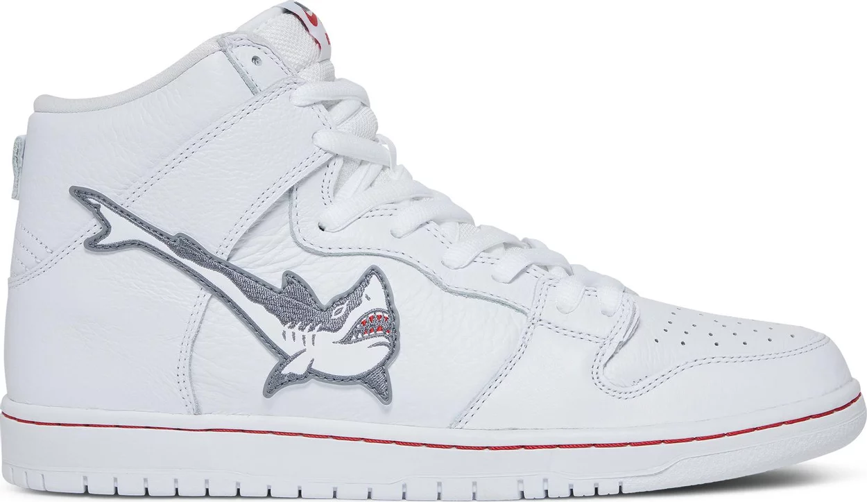 Tenisky a topánky Nike SB Oski x Dunk High SB "Great White Shark" Biela | DC8908-105, 0
