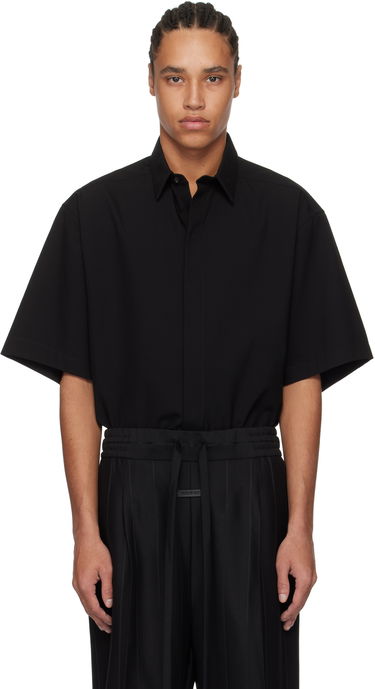 Košeľa Fear of God Fear of God Oxford Short Sleeve Shirt Čierna | FGE250-518OXF, 0