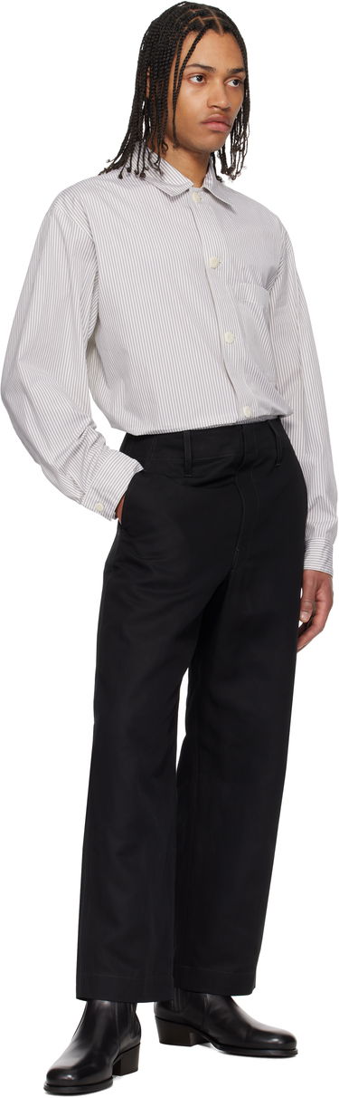 Nohavice LEMAIRE Lemaire Big Chino Trousers Čierna | PA1207 LF1350, 3
