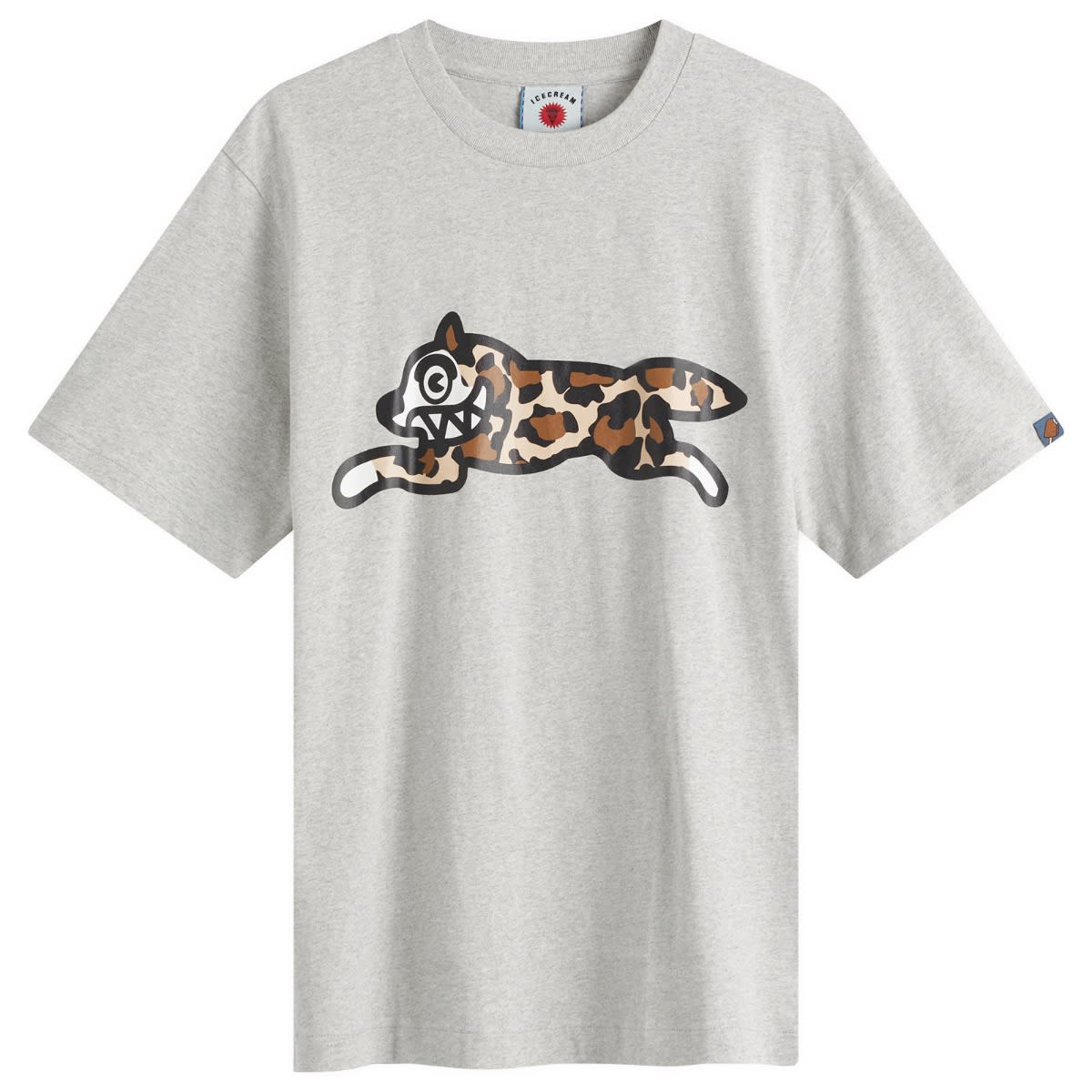 Tričko BBC IceCream ICECREAM Running Dog T-Shirt Šedá | IC25141-HGY, 0