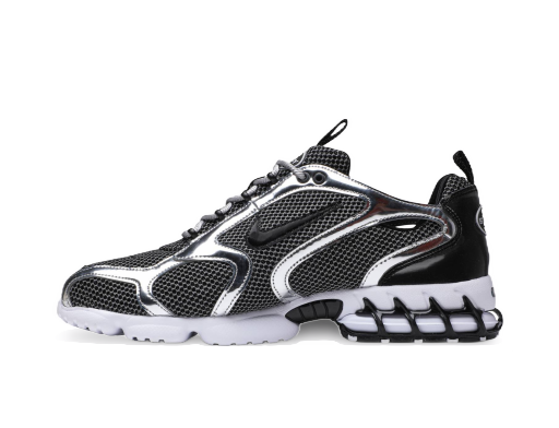 Tenisky a topánky Nike Stussy x Air Zoom Spiridon Caged 2 "Pure Platinum" Metalická | CU1854-001