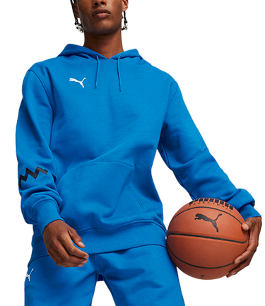 Mikina Puma Hoops Team Hoodie Modrá | 676648-05, 0