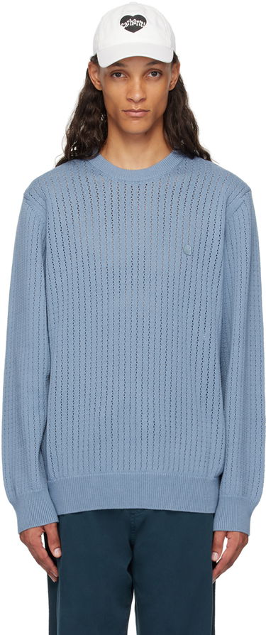 Sveter Carhartt WIP Caleb Knit Sweater Modrá | I033714, 0
