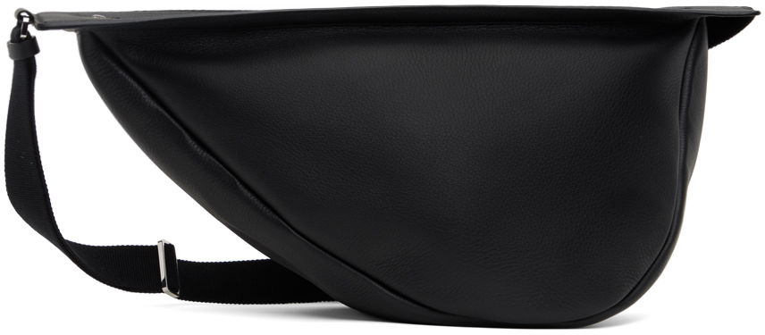 Taška cez rameno The Row Large Slouchy Banana Bag Čierna | W1196M-L129, 0