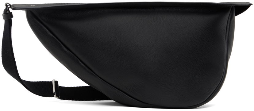 Taška cez rameno The Row Large Slouchy Banana Bag Čierna | W1196M-L129