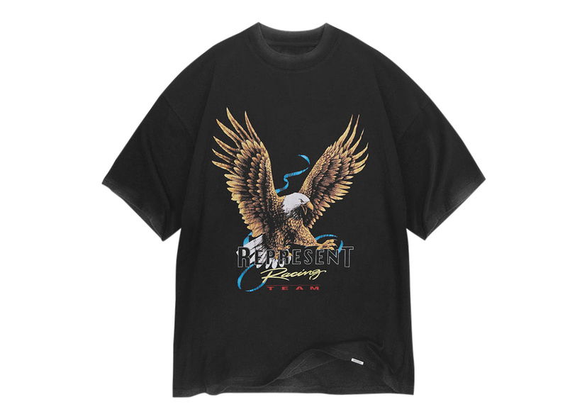Tričko Represent Clo Represent Racing Team Eagle T-Shirt Vintage Black Čierna | M05198-03