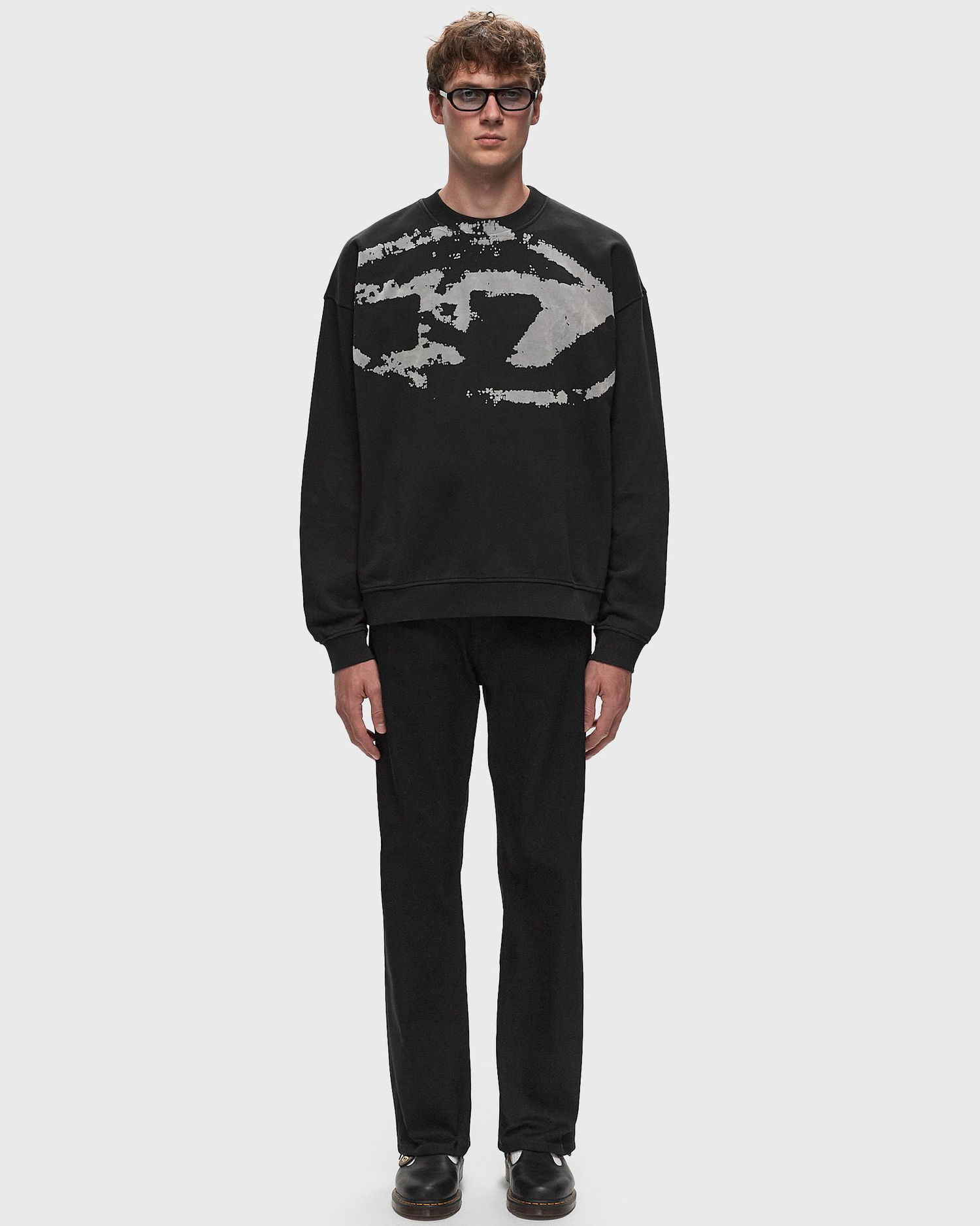 Mikina Diesel S-BOXT-N5 SWEAT-SHIRT Čierna | A13051-0DQAK-9XX, 1