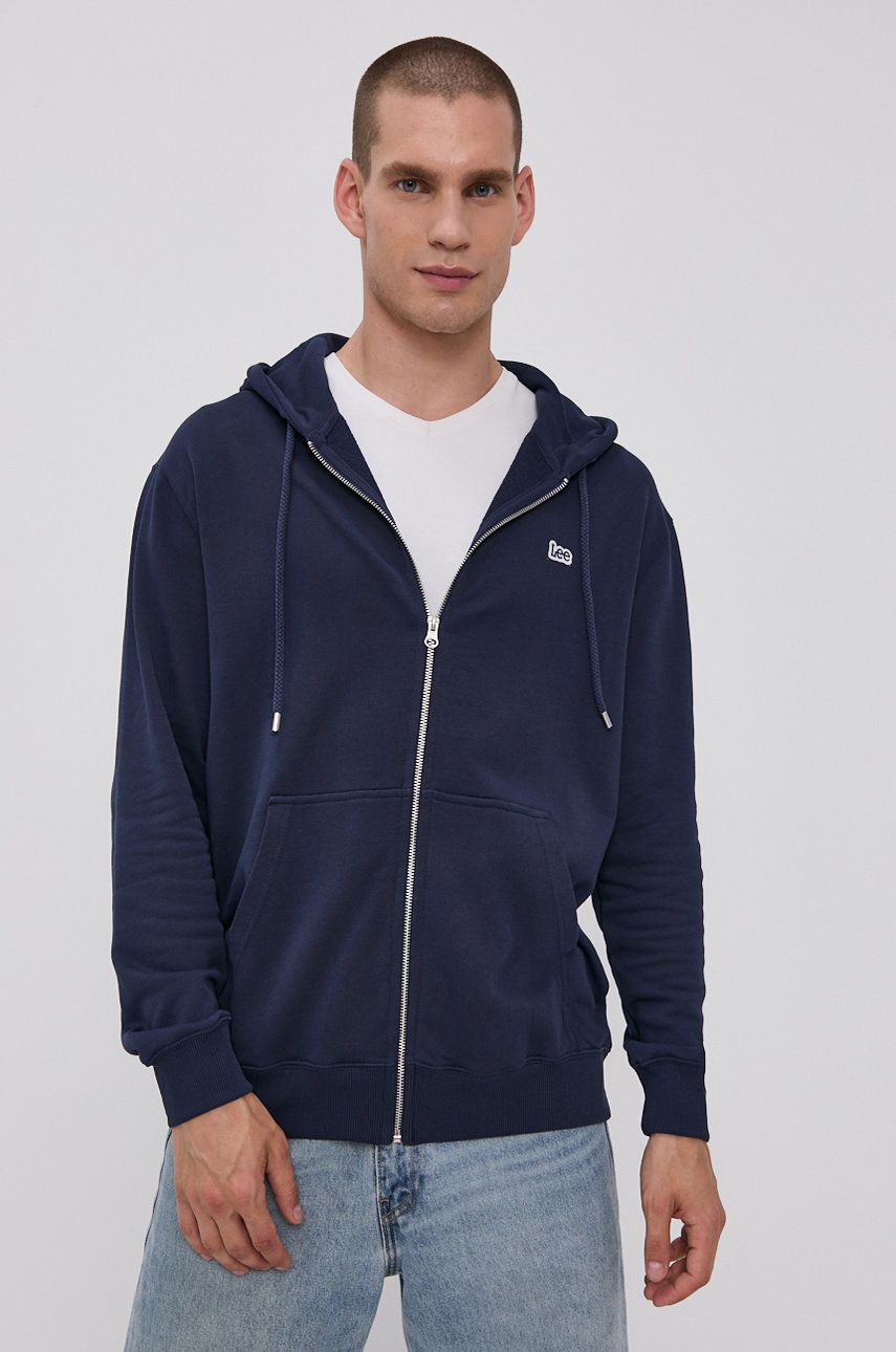 Mikina Lee Basic Zip Throuh Hoody Navy | L80KSP35, 0
