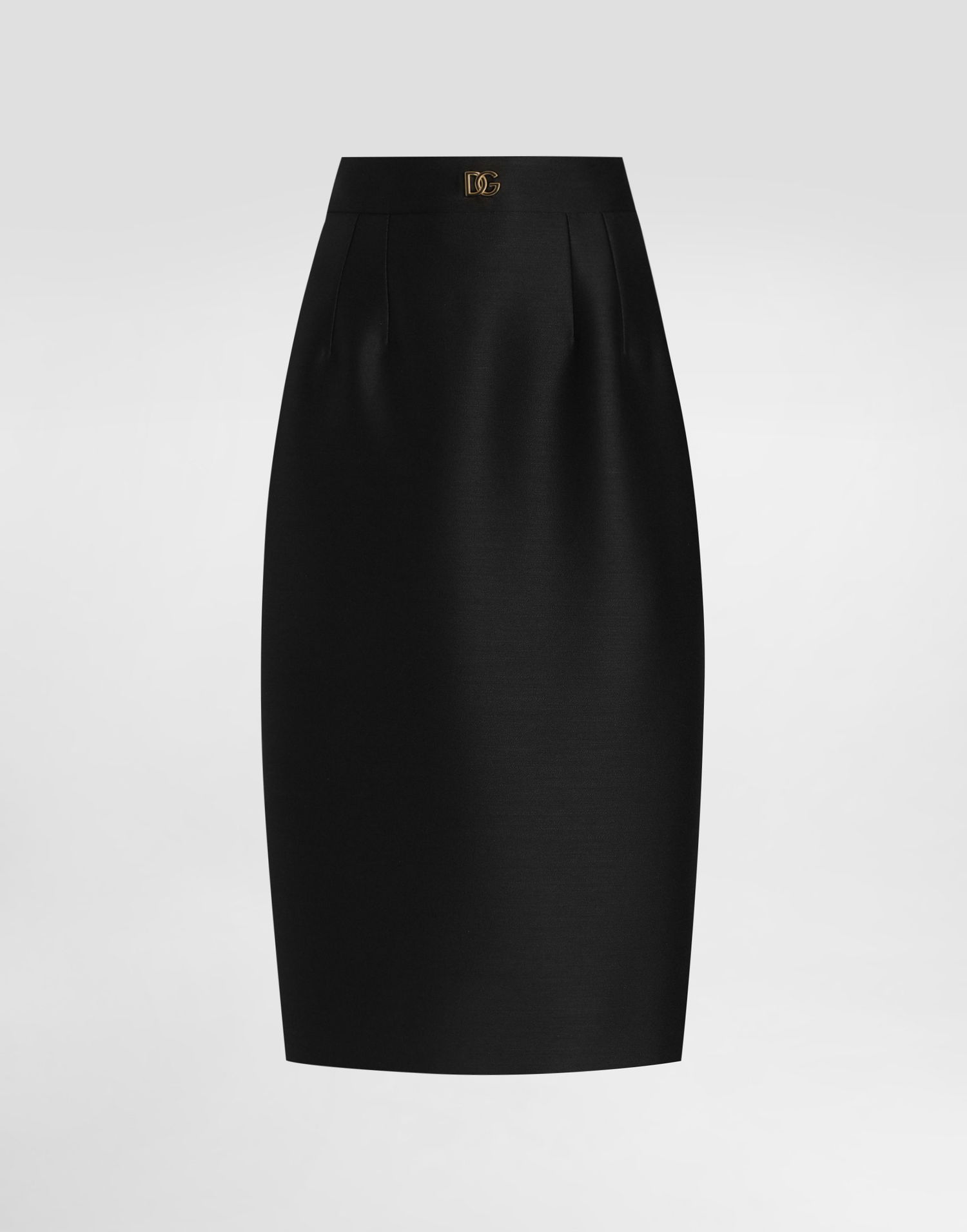 Sukňa Dolce & Gabbana Dolce & Gabbana Faille Sheath Skirt Čierna | F4CJGTFU3R1N0000, 0