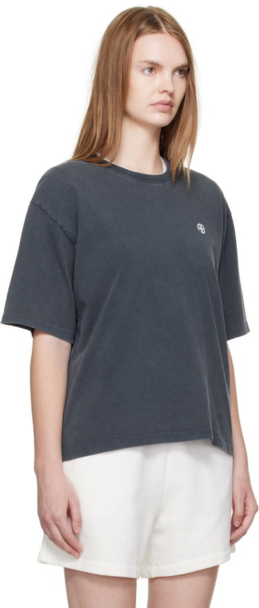 Tričko Anine Bing Anine Bing Rudy Empowerment T-Shirt Šedá | A-08-11068-WBL1, 1