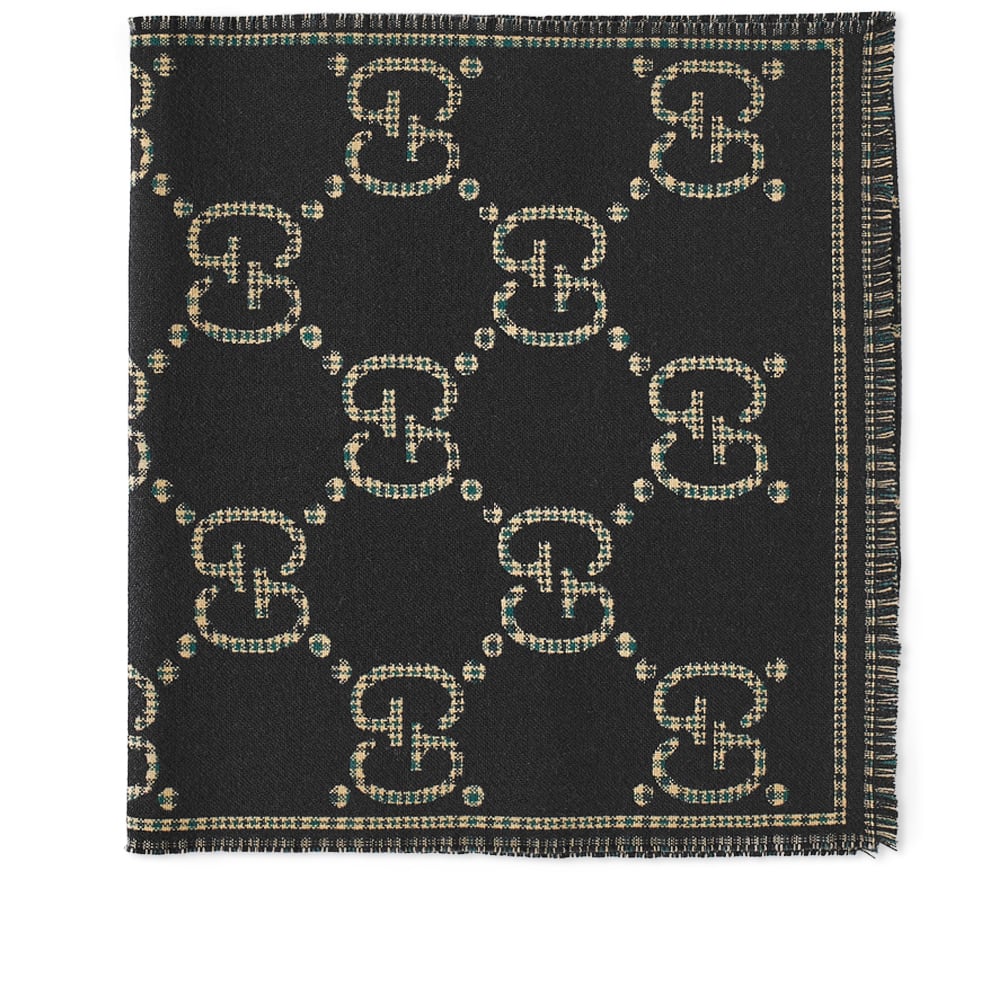 Šál Gucci GG Scarf Black Čierna | 660025-4G386-1066, 0