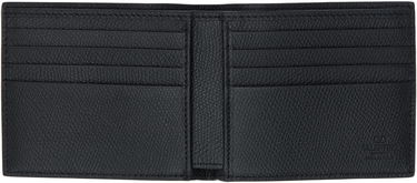 Peňaženka Valentino Grained Calfskin Bifold Wallet Čierna | 6Y2P0V08UAG, 2