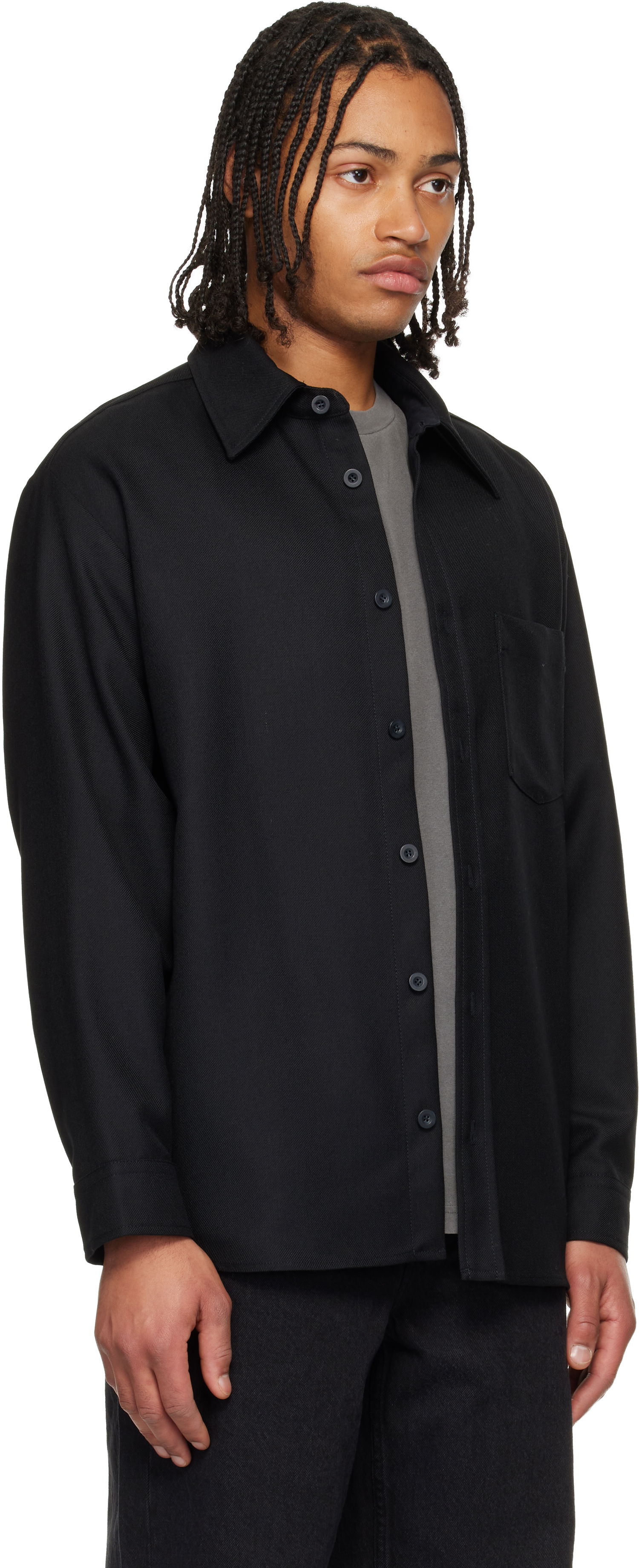 Košeľa A.P.C. Malaury Overshirt Čierna | PSALP-H32058, 1