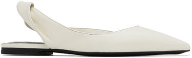 Starostlivosť o obuv BY FAR BY FAR Yasha Slingback Flats Biela | MWFFC024LL002WH020PL, 0