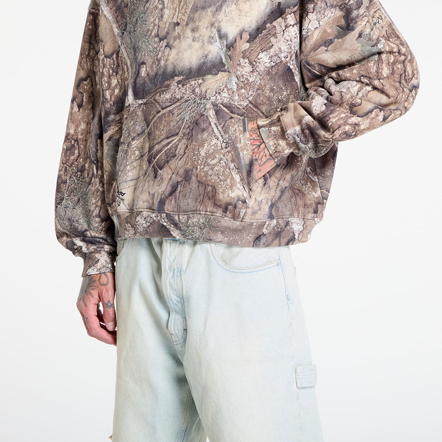 Mikina Represent Clo REPRESENT Real Tree Camo Hoodie Hnedá | MLM100308-55, 1