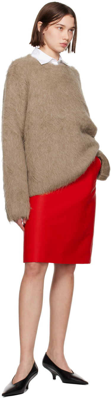Sveter TOTEME Boxy Alpaca Knit Sweater Béžová | 244-WRT873-YA0106, 3