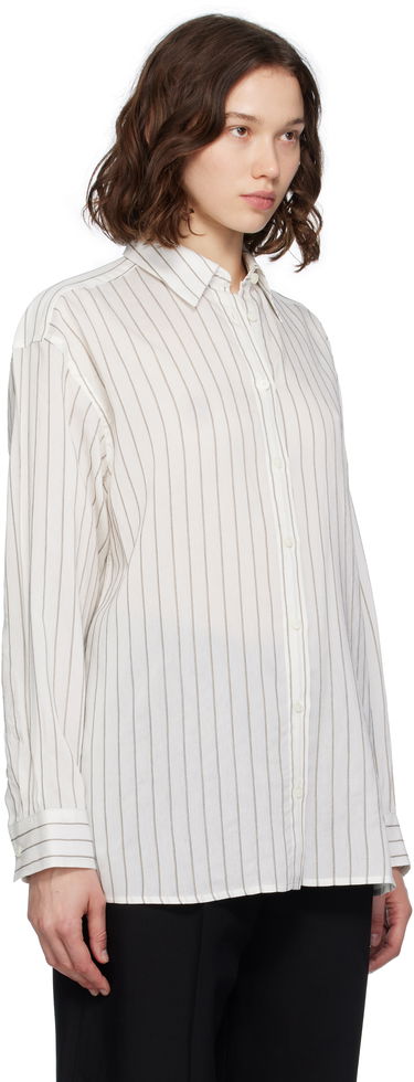 Košeľa TOTEME TOTEME Striped Button-Down Shirt Biela | 253-WRT0480-FB0439, 1
