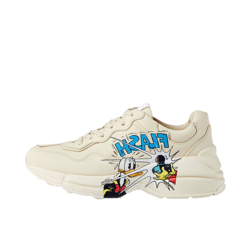 Tenisky a topánky Gucci Rhyton x Disney Donald Duck (W) Béžová | 646506 DRW00 9522