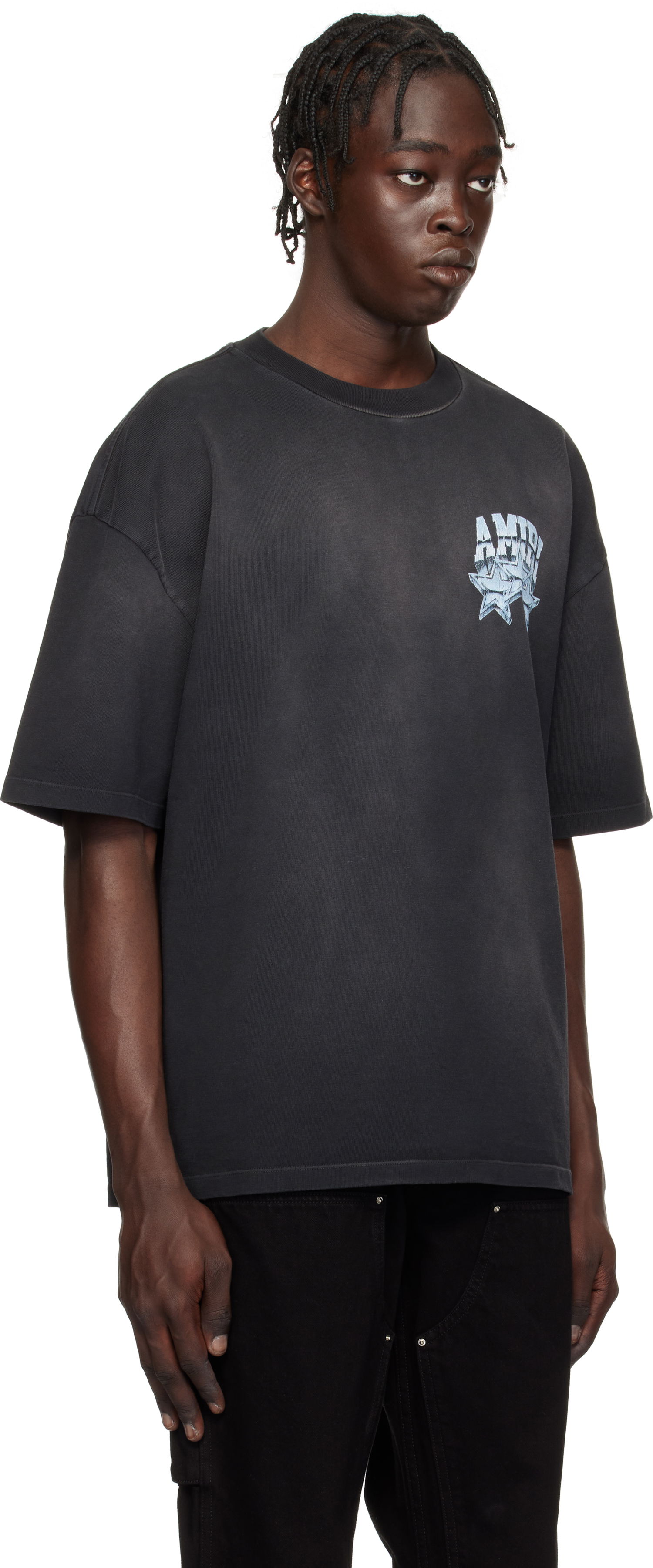 Tričko AMIRI Championship Graphic Print Cotton T-Shirt Čierna | AMJYTE1139, 1
