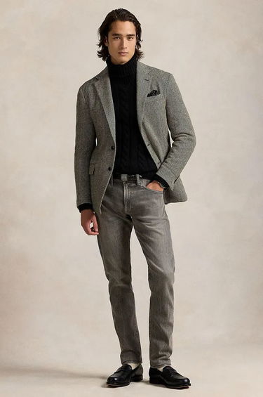 Bunda Polo by Ralph Lauren Slim Fit Grey Jeans Šedá | 710956086, 0