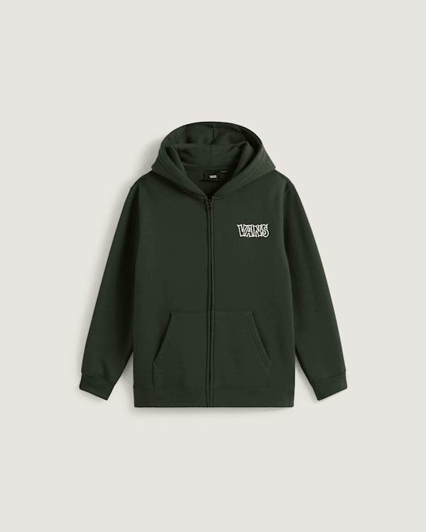 Mikina Vans Kids Classified Zip Hoodie Zelené | VN000PX0EMU