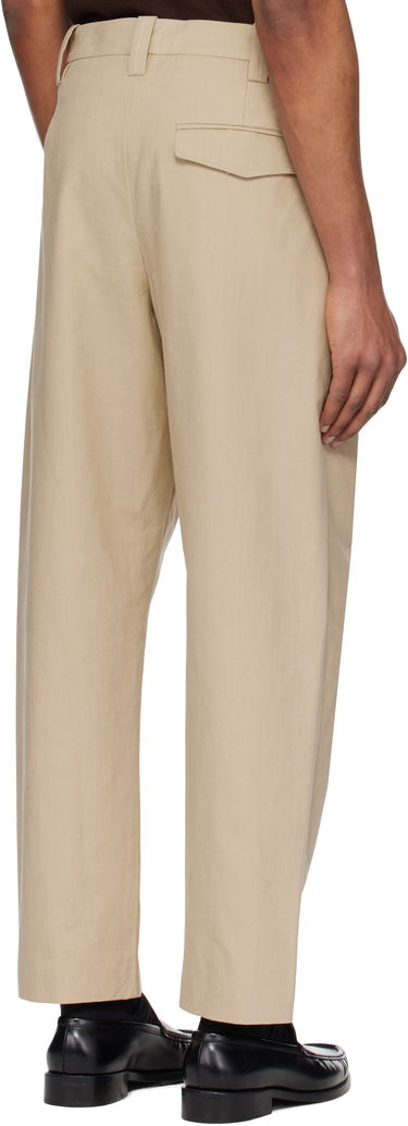 Nohavice A.P.C. A.P.C. Renato Pleated Trousers Béžová | COHFU-H08428, 2