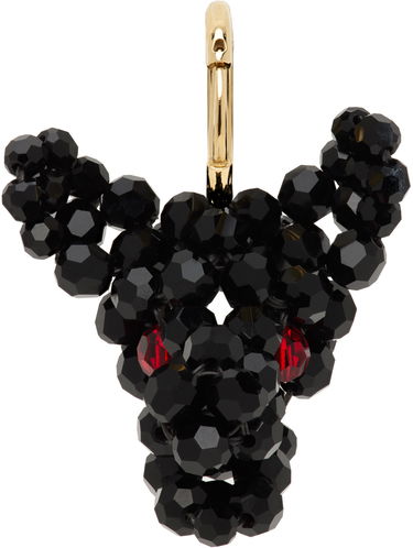 Náušnice Simone Rocha Simone Rocha Beaded Creature Single Earring Čierna | ERG511 0903, 0