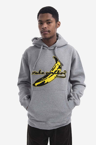 Mikina Maharishi Hoodie With Print Šedá | 9644.MARL, 0
