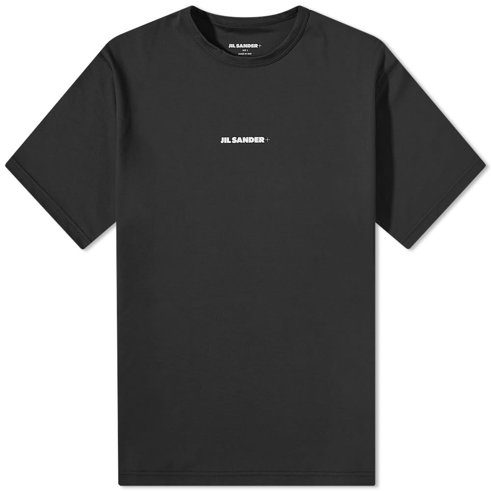 Tričko Jil Sander Logo Tee Čierna | JPUU783506-MU458208-, 0