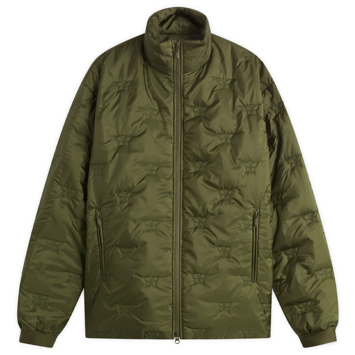 Prešívaná bunda Needles Needles Women's Quilted Puffer Jacket, Size X-Small Zelené | RW177-A, 1