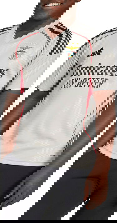 Dres adidas Performance Benfica Youth Away Patterned Jersey 25/26 Béžová | JN9947, 4