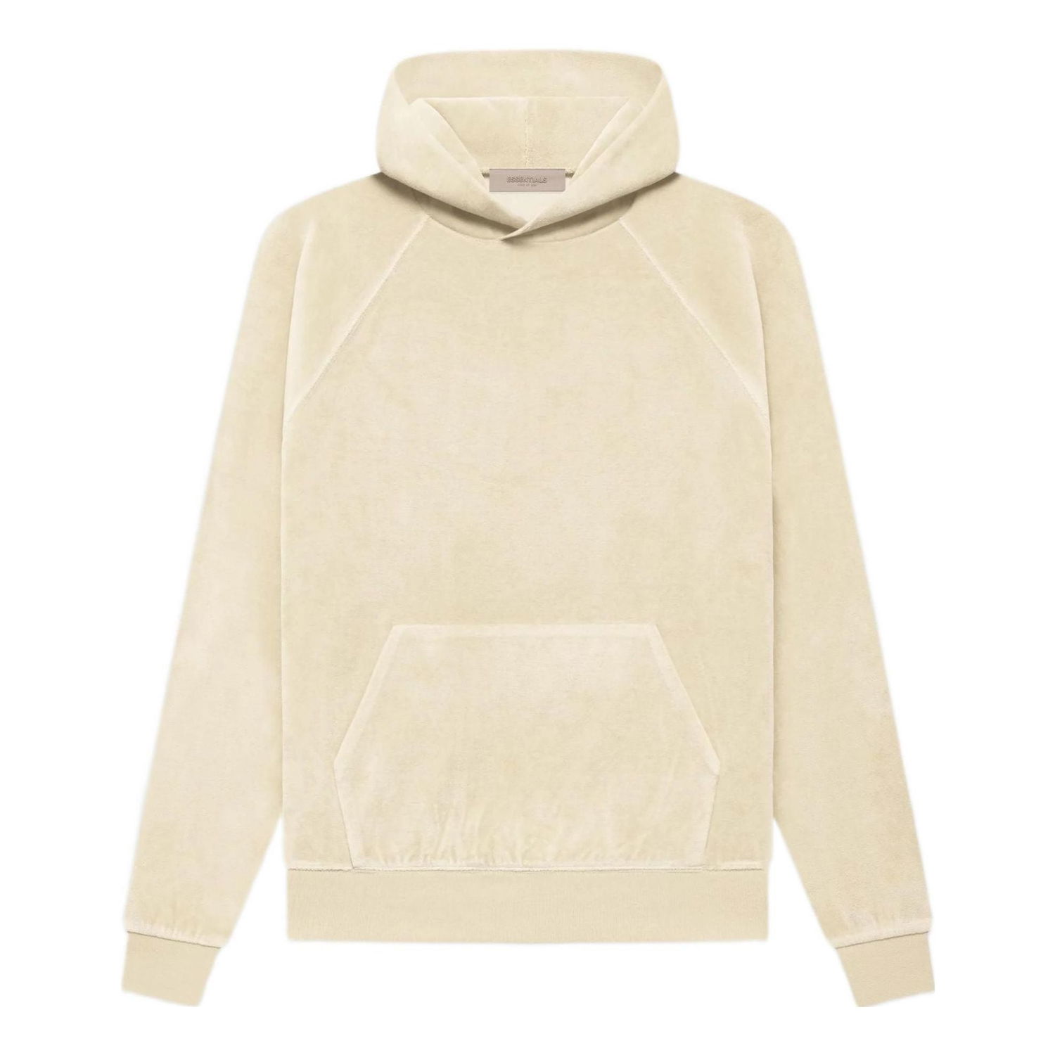 Mikina Fear of God Essentials FW22 Velour Hoodie Béžová | FOG-FW22-633, 0