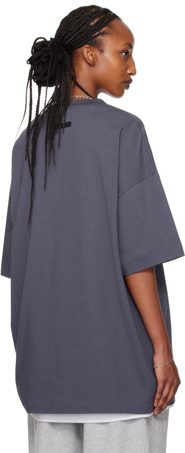 Tričko Fear of God Essentials Jersey Crewneck T-Shirt Modrá | 125HO244194F, 2