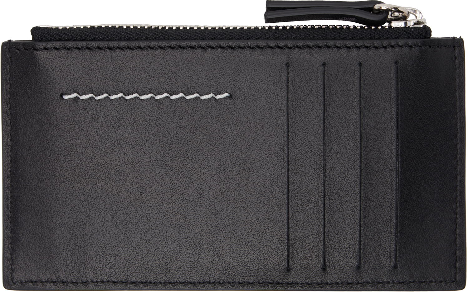 Peňaženka Maison Margiela MM6 Maison Margiela Leather Card Holder Čierna | SA5UI0016 P7258, 1