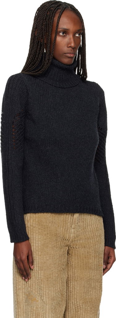 Sveter OUR LEGACY Cage Rollneck Turtleneck Čierna | W4253CCL, 1
