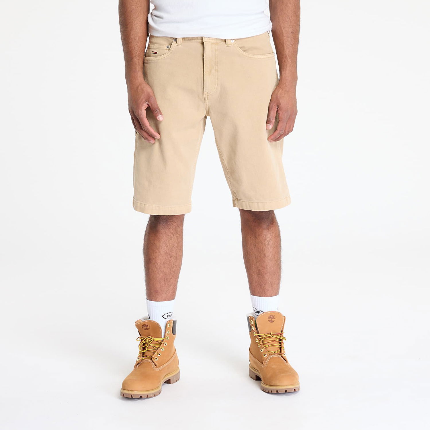Šortky Tommy Hilfiger Tommy Jeans Jaimie Canvas Cargo Shorts Béžová | DM0DM21951 ACT, 0