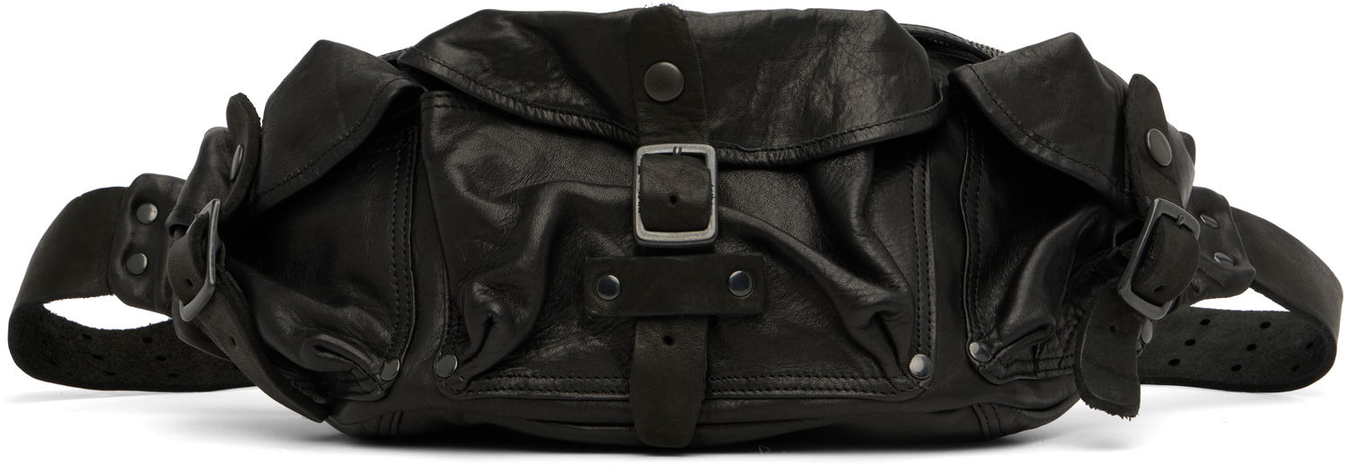 Ľadvinka Yohji Yamamoto Shoulder 3Pin Body Belt Bag Čierna | HL-I06-777, 0