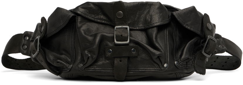 Ľadvinka Yohji Yamamoto Shoulder 3Pin Body Belt Bag Čierna | HL-I06-777