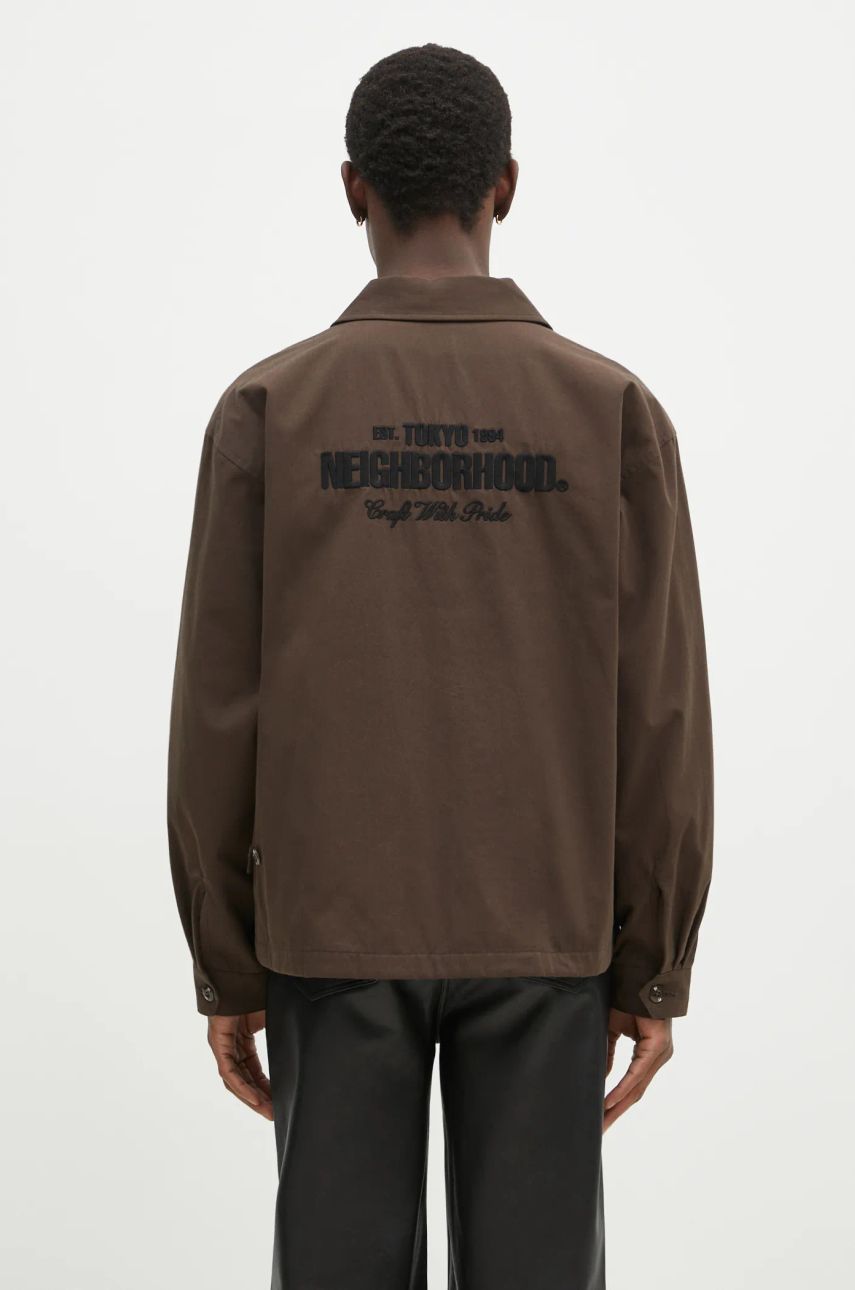 Bunda Neighborhood NEIGHBORHOOD Cotton Jacket Hnedá | 242SPNH.JKM01, 0